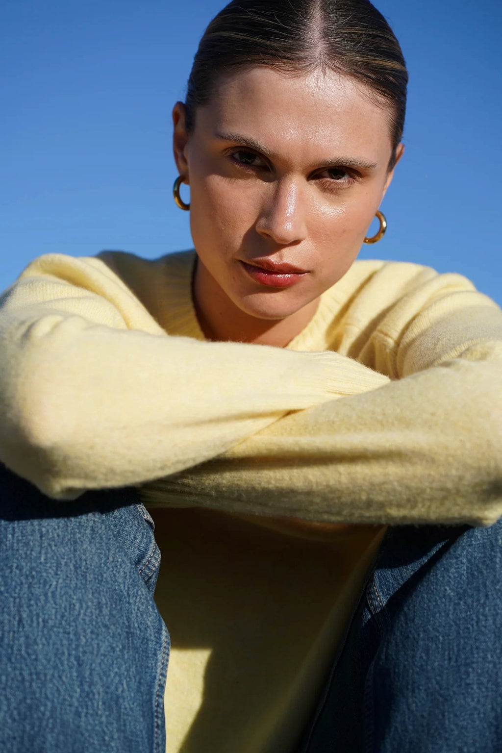 Nello June Nello Crewneck Sweater - Butter Yellow