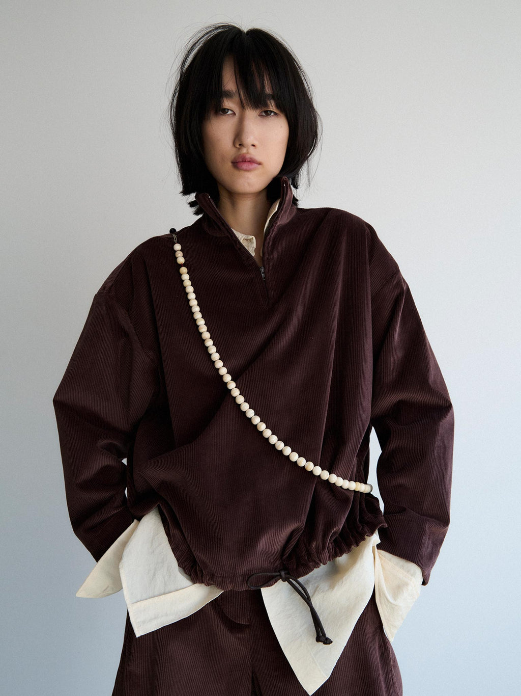 Rus Nemuke Overshirt - Dark Cherry