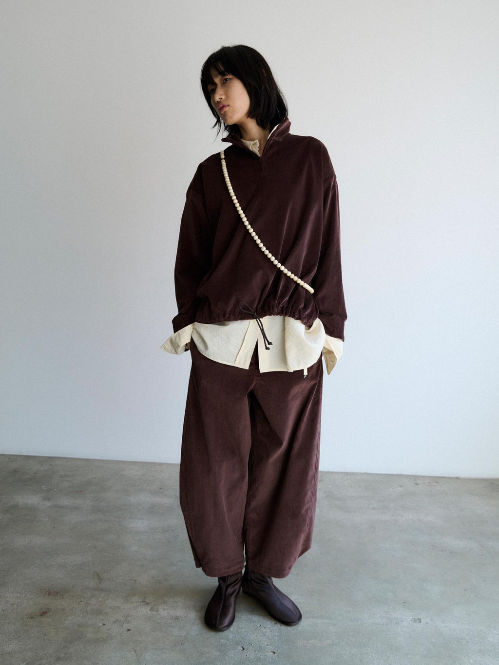 Rus Nemuke Overshirt - Dark Cherry
