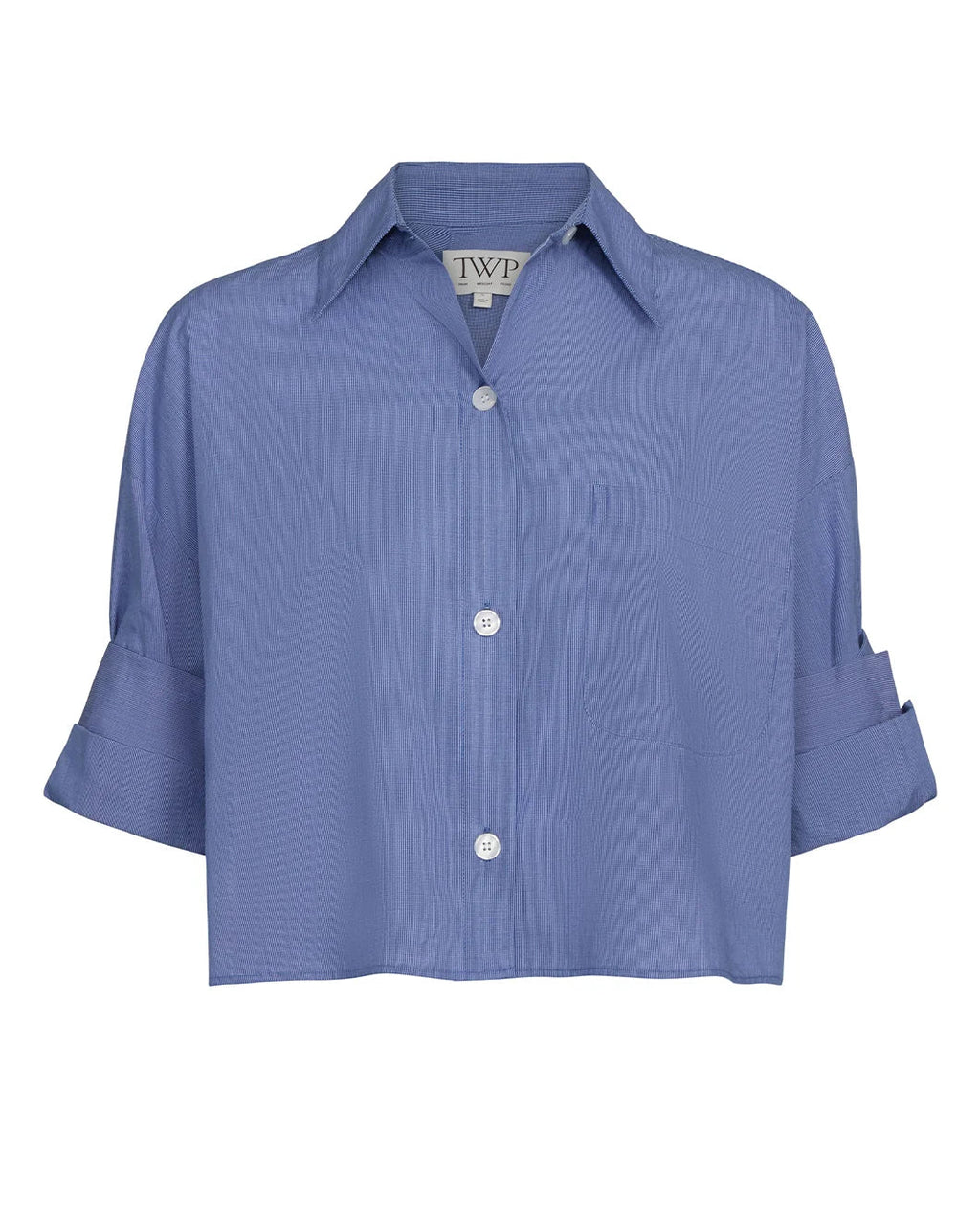 TWP Next Ex Shirt - White/Navy