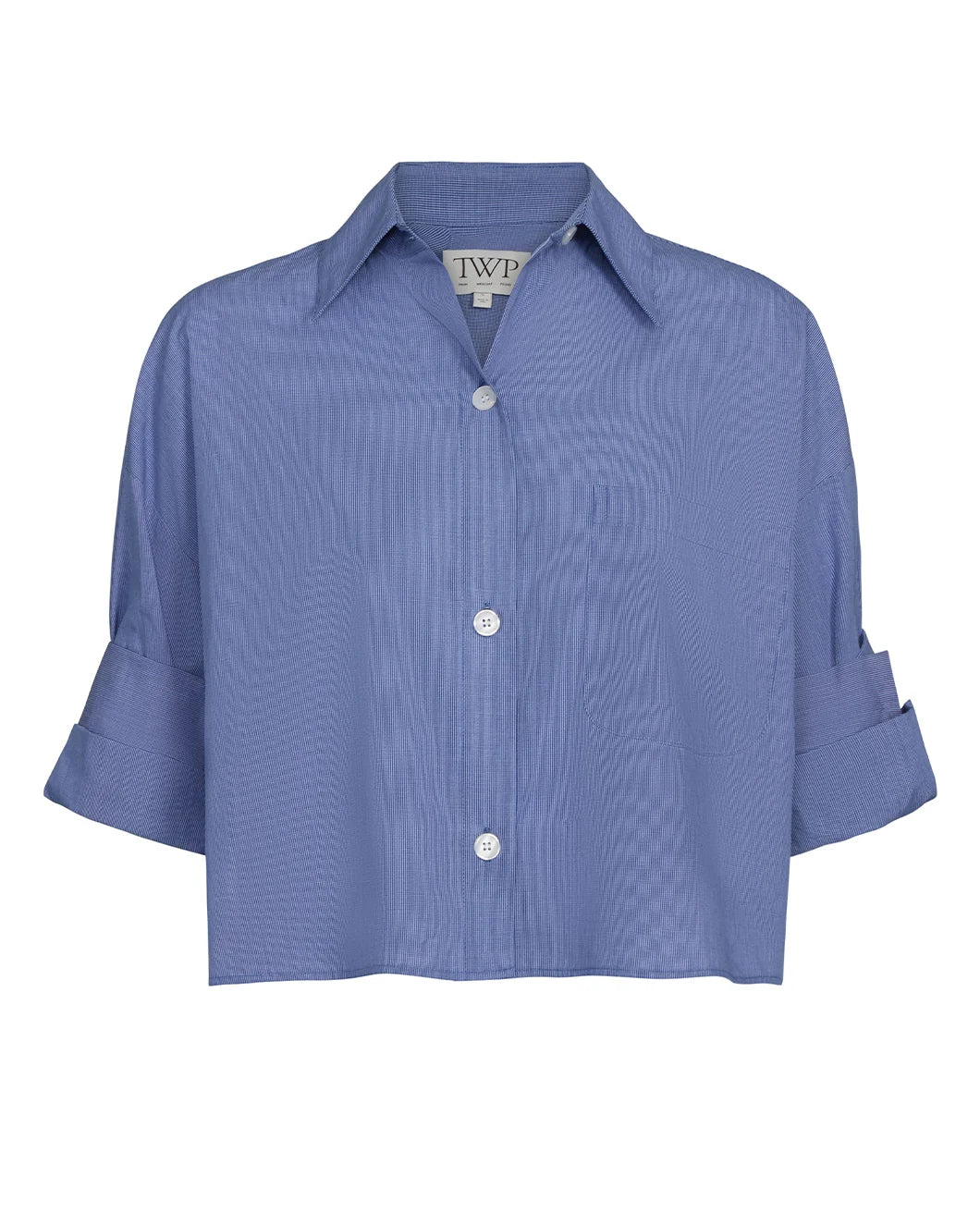TWP Next Ex Shirt - White/Navy