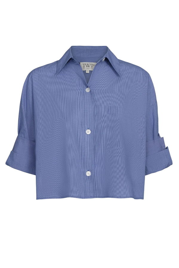 TWP Next Ex Shirt - White/Navy