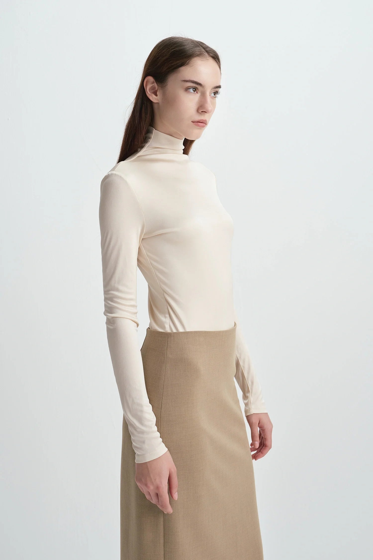 Sophie Rue Nicola Turtleneck Top - Butter Cream