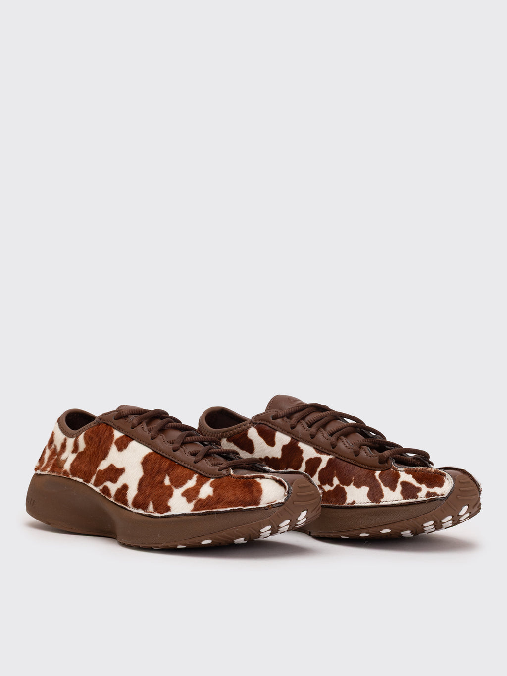 Nike Air Superfly LX Cow Print Sneakers - Brown