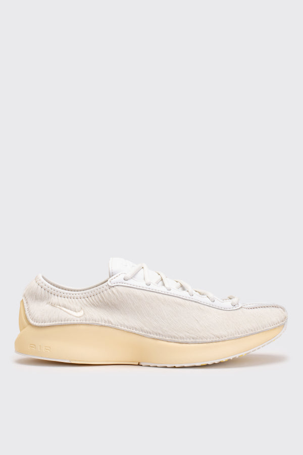 Nike Air Superfly LX Pony Hair Leather Sneakers - Sail/Muslin-Soft Yellow