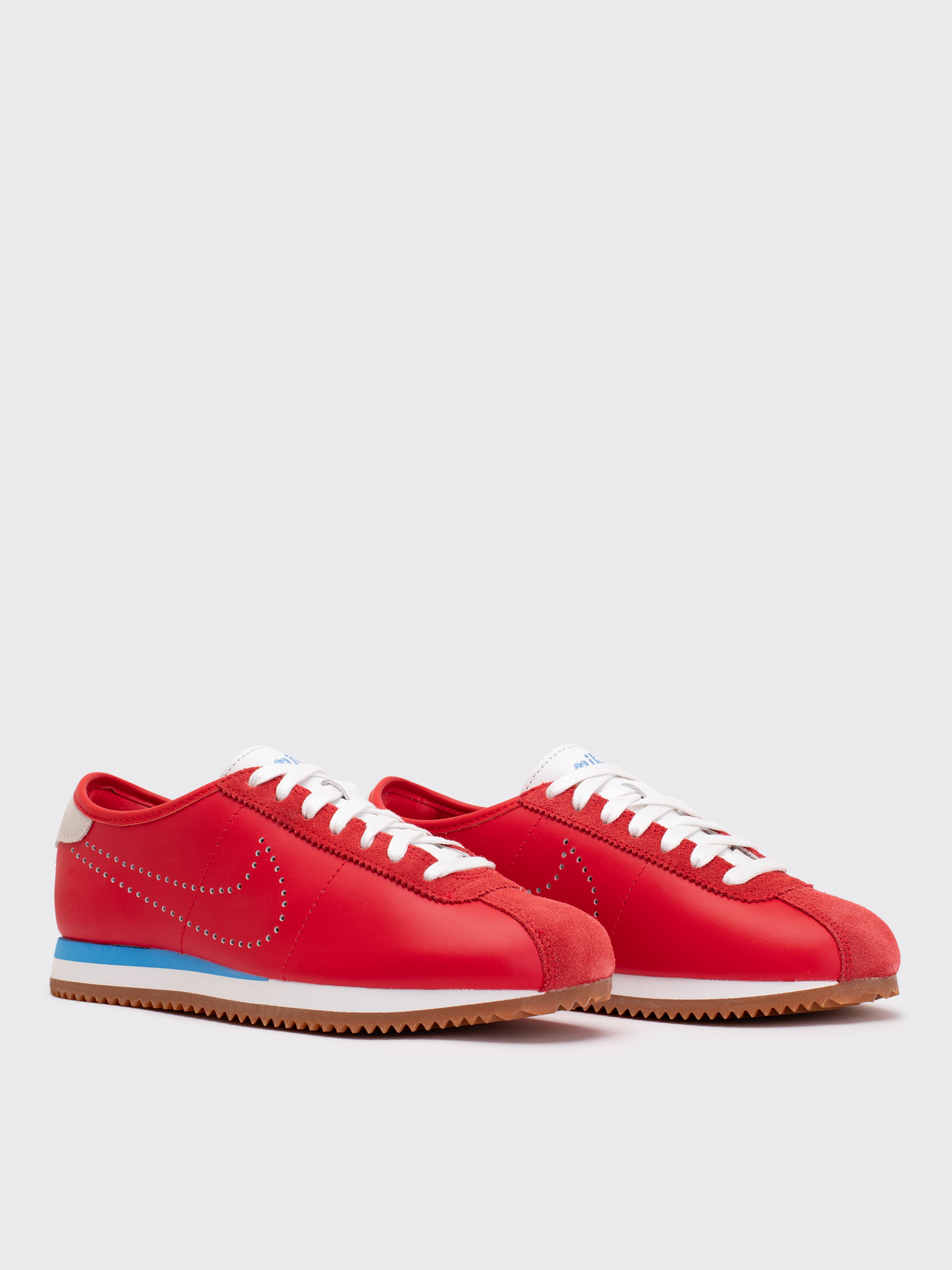 NIKE FOOTWEAR Cortez Leather Sneakers - University Red/University Blue
