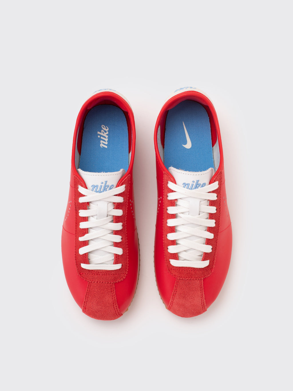 NIKE FOOTWEAR Cortez Leather Sneakers - University Red/University Blue