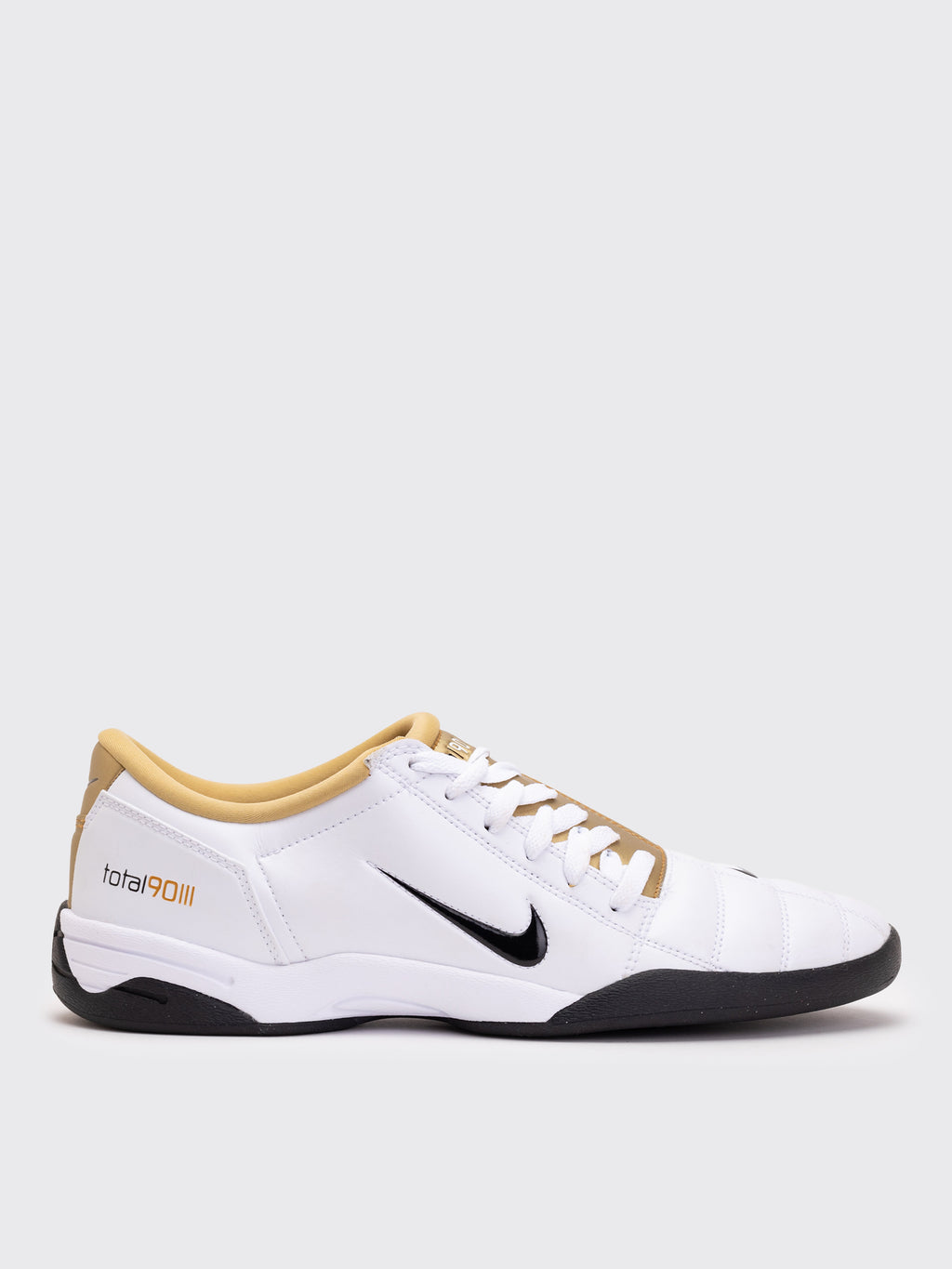 Nike T90 SP Sneaker - White/Black-Metallic Gold