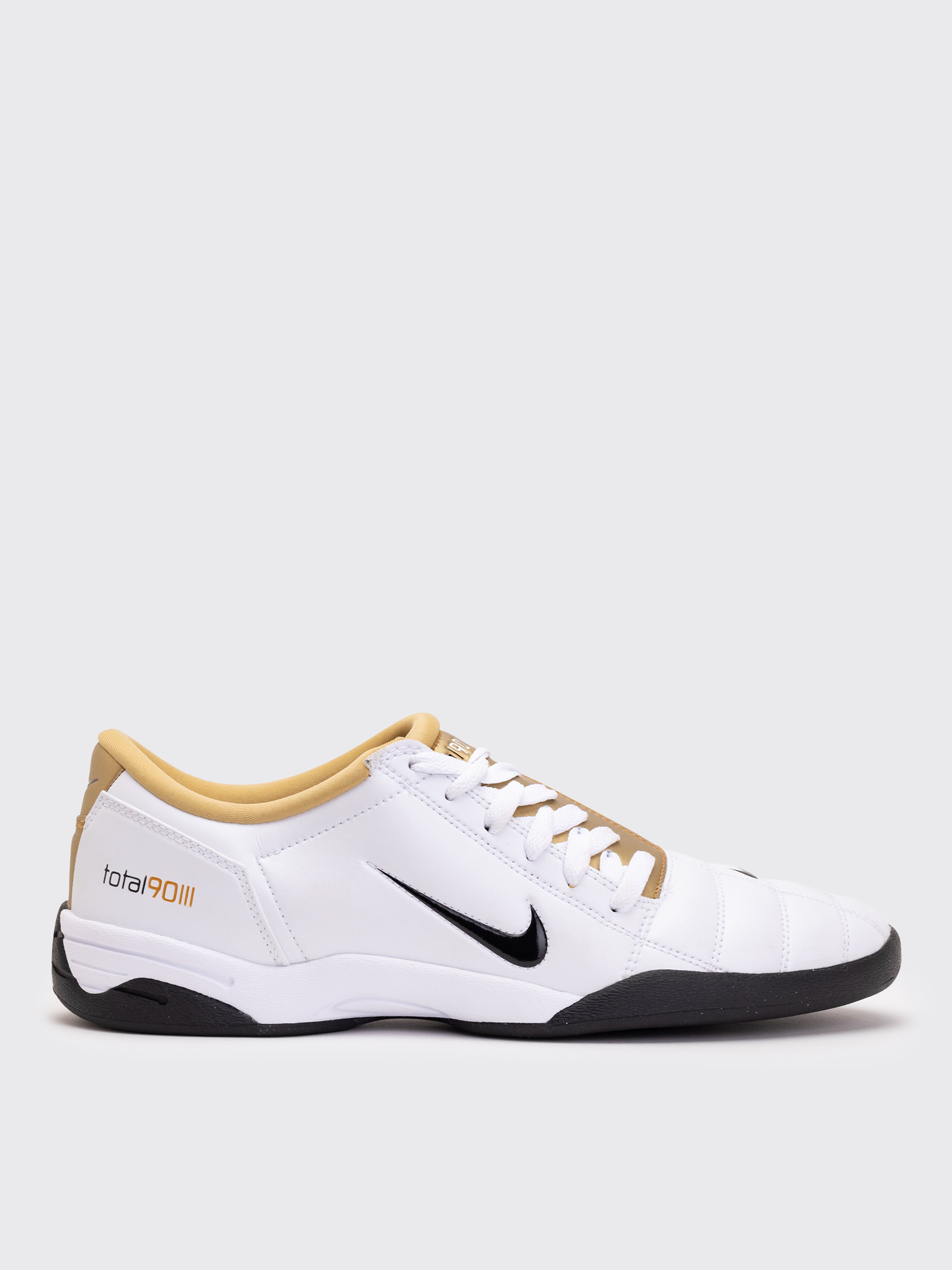 Nike T90 SP Sneaker - White/Black-Metallic Gold