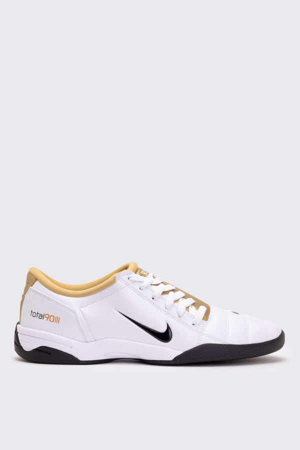 Nike T90 SP Sneaker - White/Black-Metallic Gold