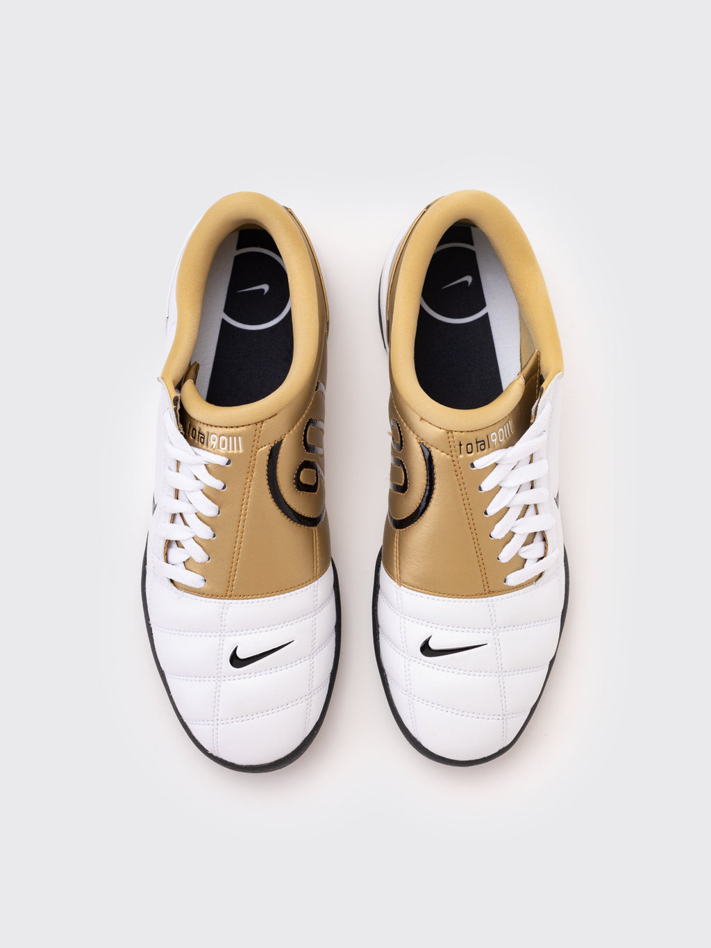 Nike T90 SP Sneaker - White/Black-Metallic Gold