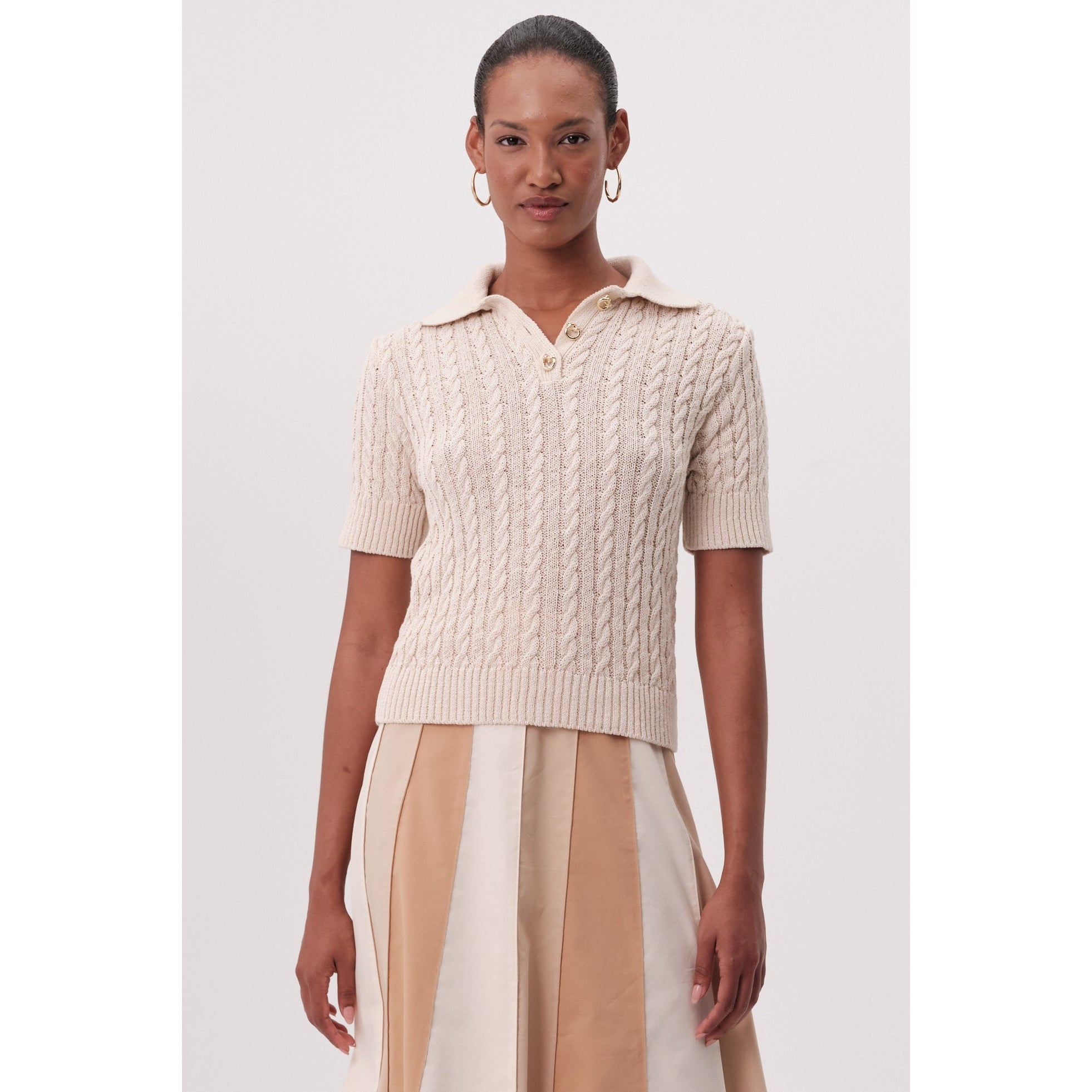 Exquise USA Nikki Skirt - Tan