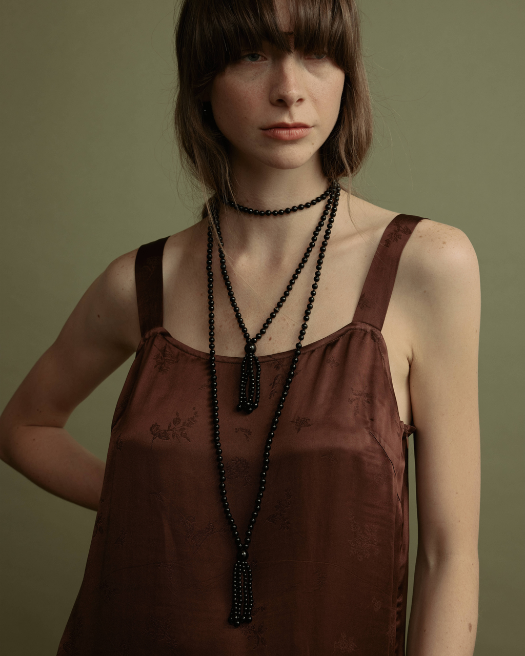 Jasmin Sparrow Noir Tassel Necklace