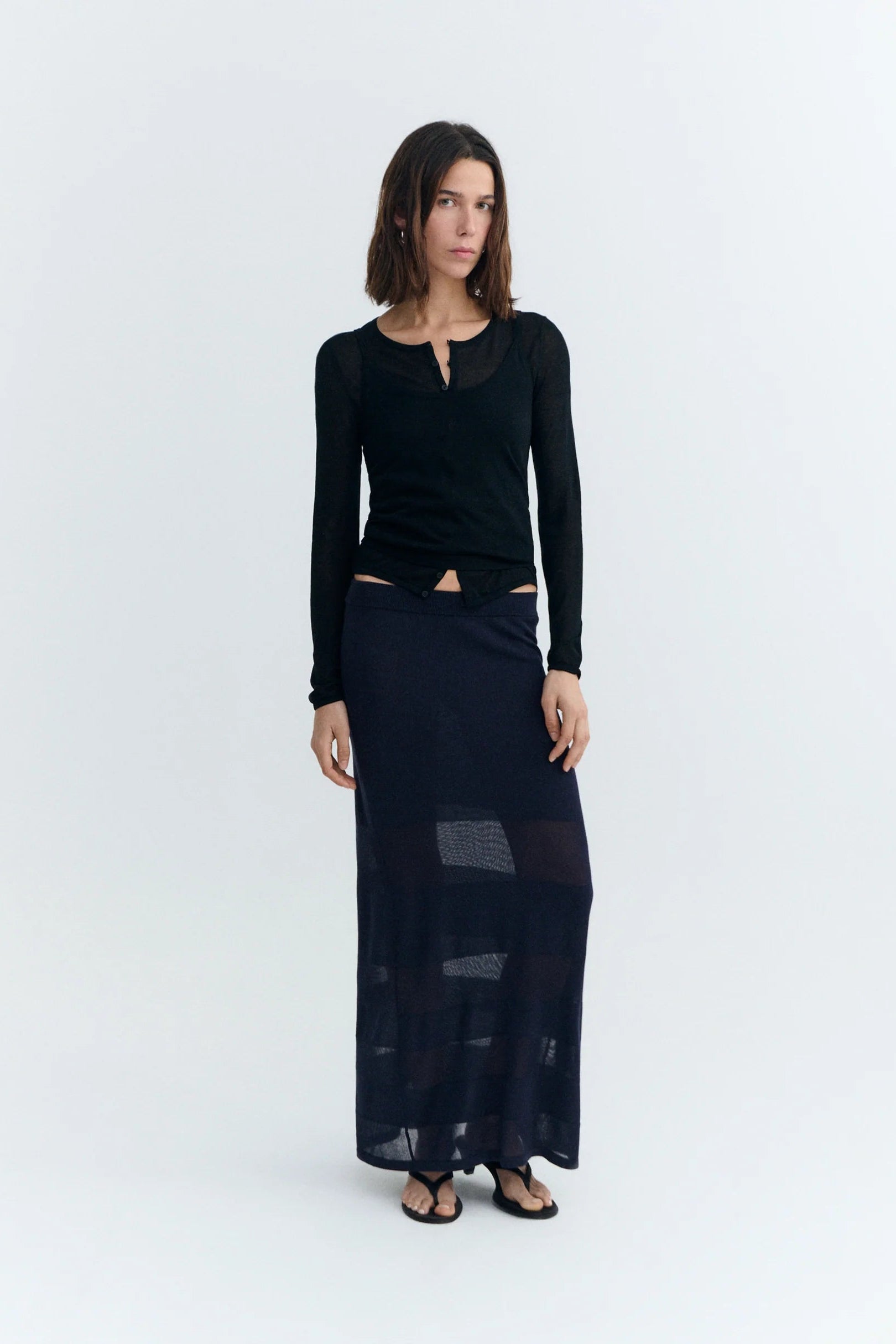 Thinking MU Noira Knitted Skirt