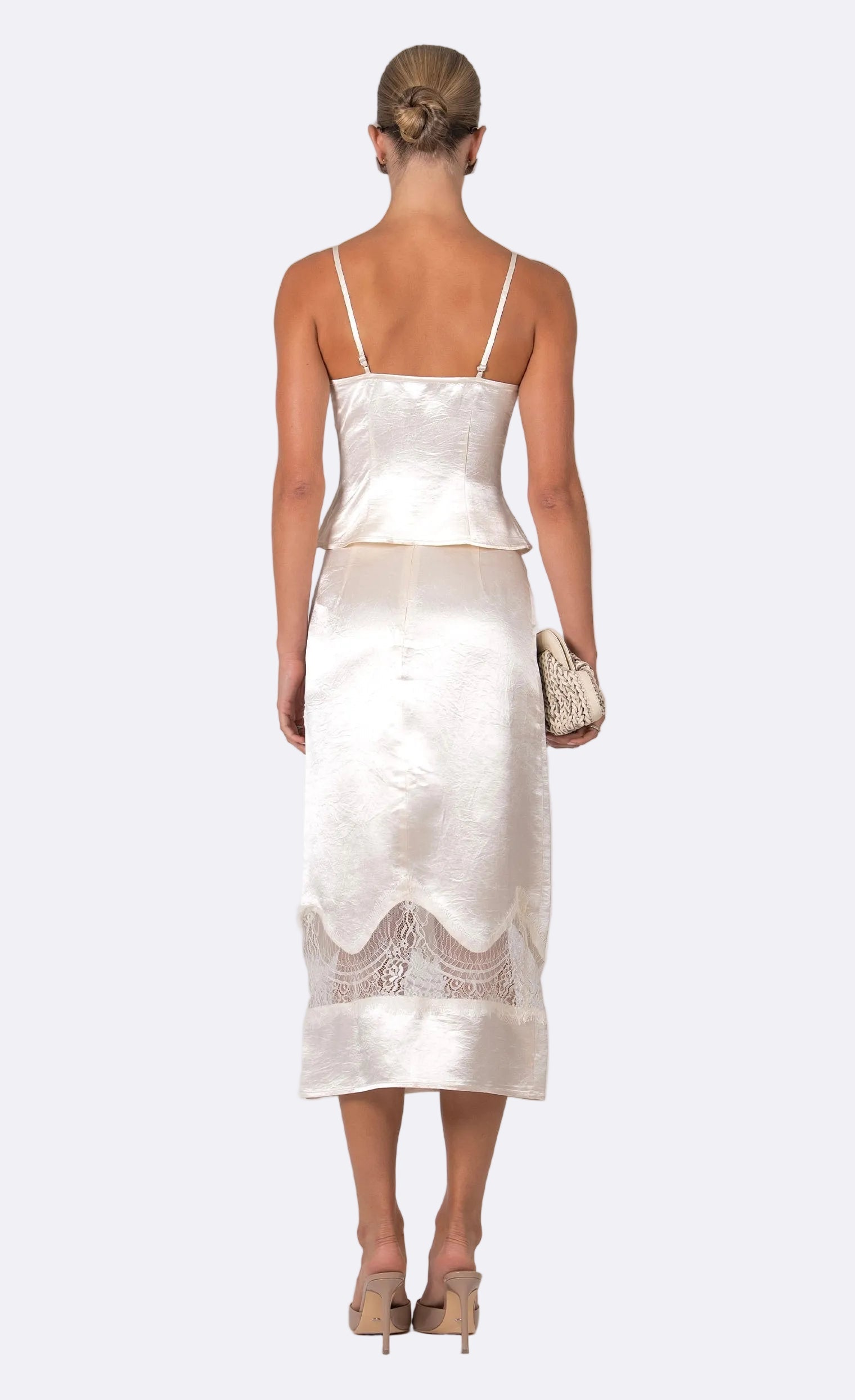 Nonchalant Label Marielle Camisole Top - Liquid Champagne