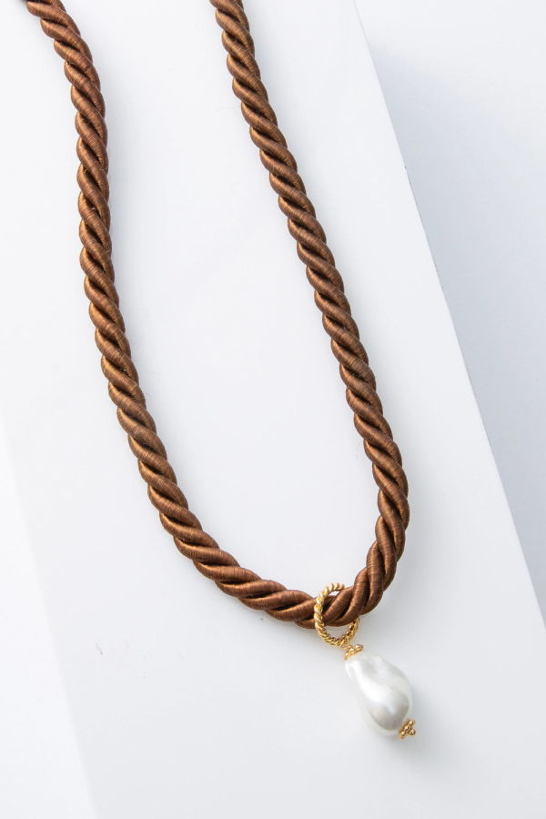 Noonday Collection Baroque Corded Pendant Necklace