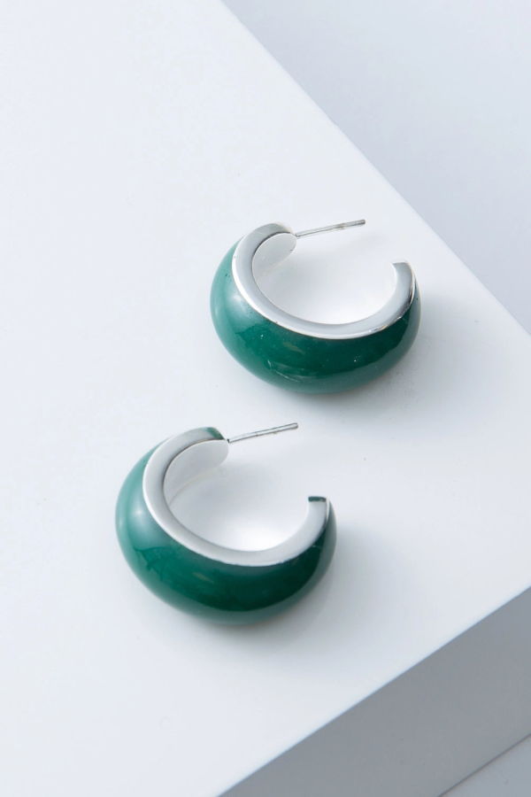 Noonday Collection Jasper Hoops Earrings