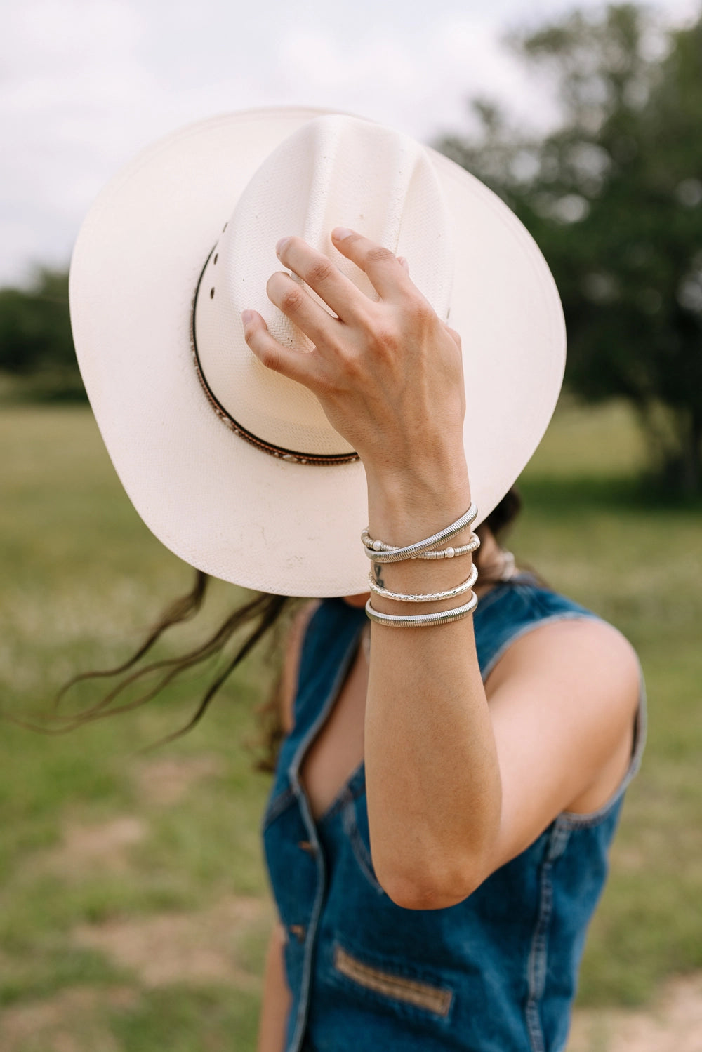 Noonday Collection Silver Sequin Bracelet