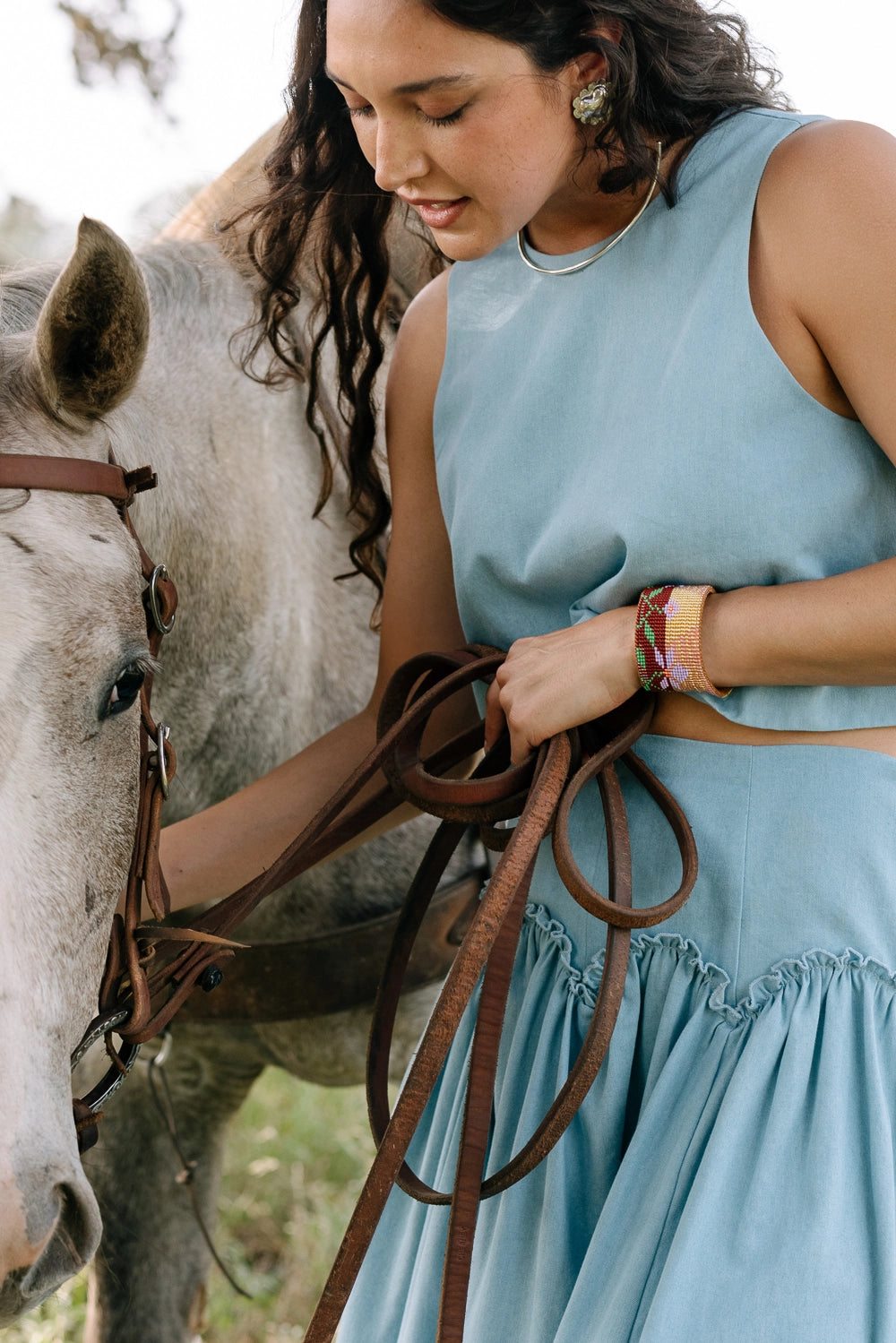 Noonday Collection Sleek Silver Collar Necklace