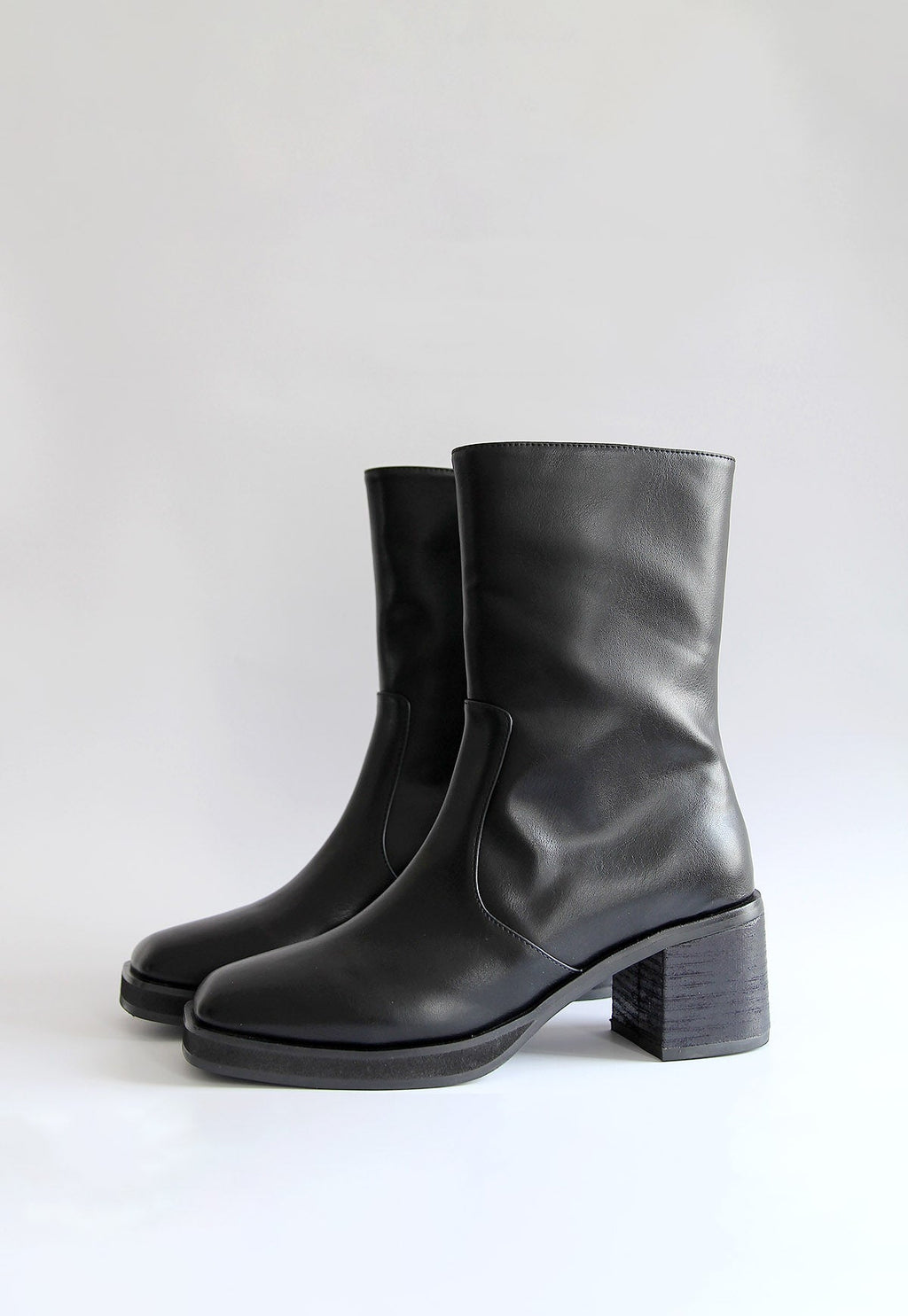 Intentionally Blank Norfolk Stacked Ankle Heel Boot