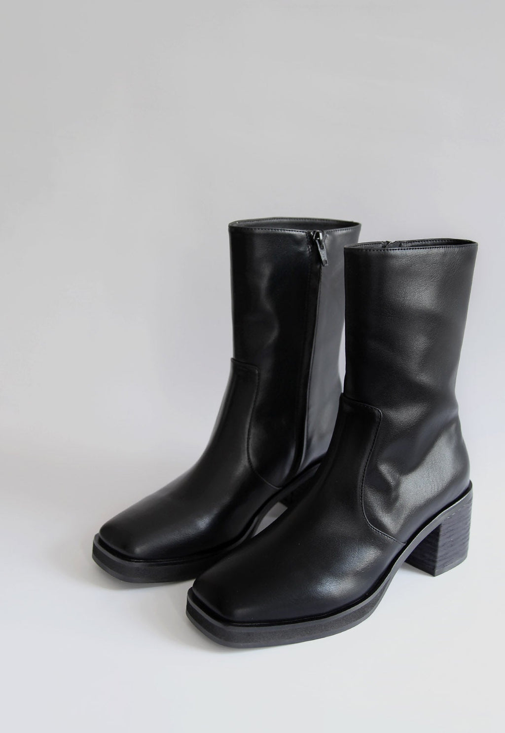 Intentionally Blank Norfolk Stacked Ankle Heel Boot