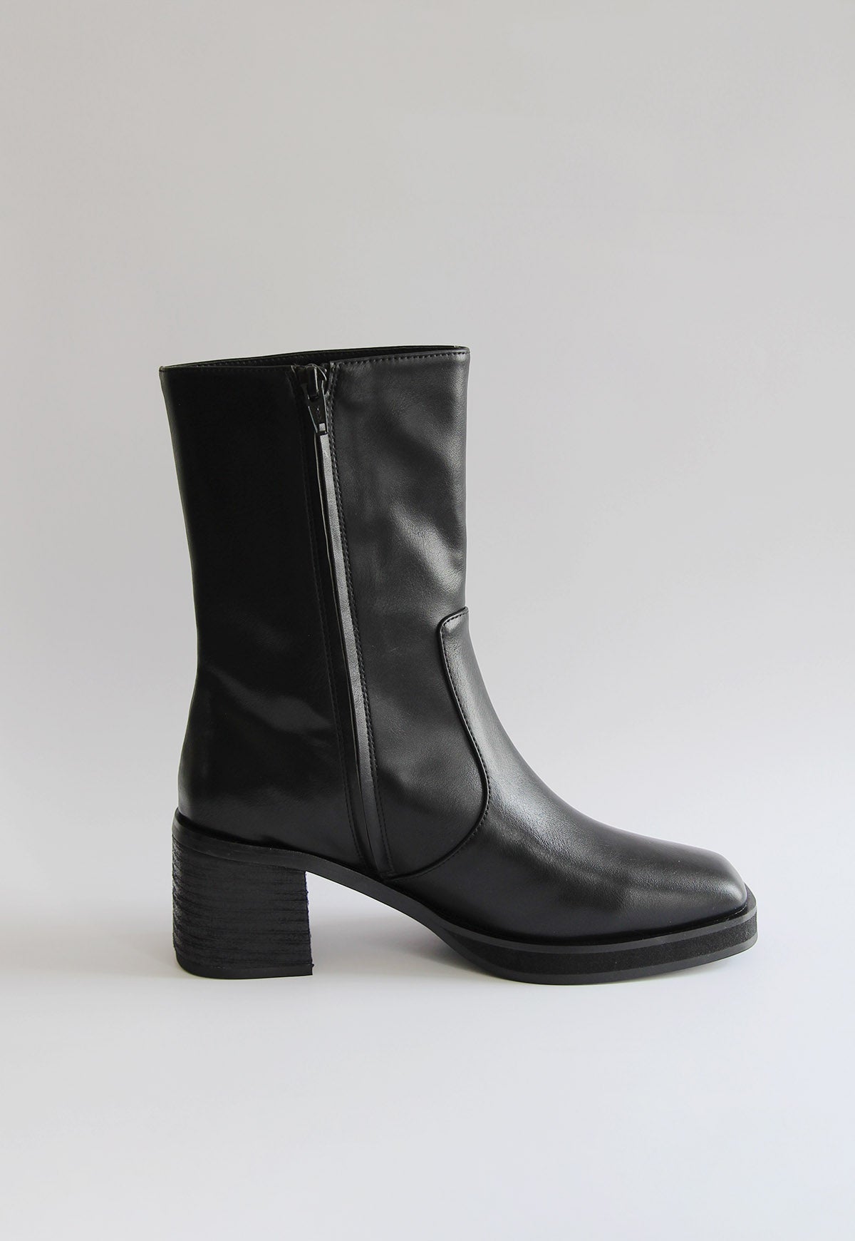 Intentionally Blank Norfolk Stacked Ankle Heel Boot