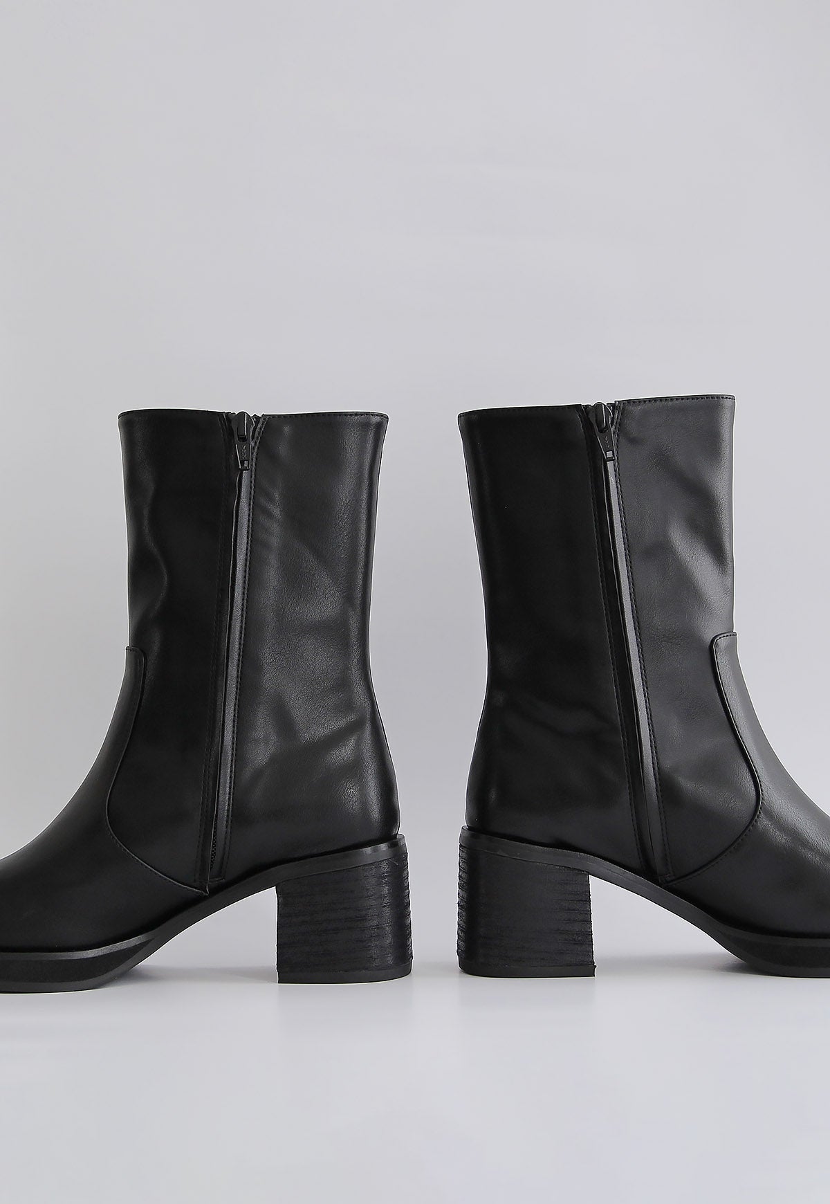 Intentionally Blank Norfolk Stacked Ankle Heel Boot