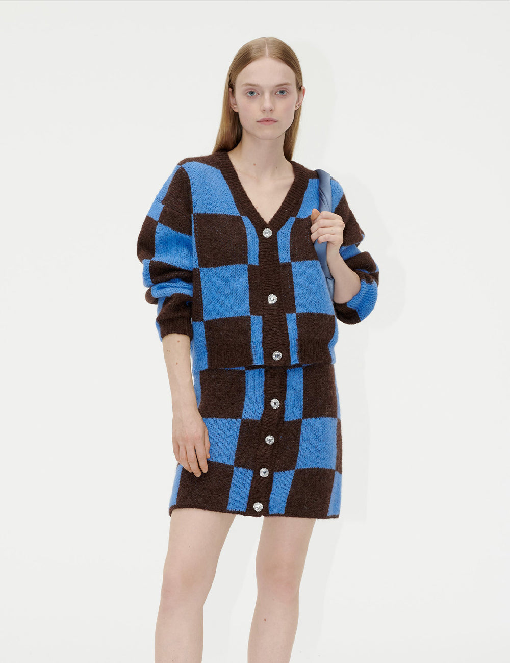 Stine Goya  Noura Skirt Ocean Check