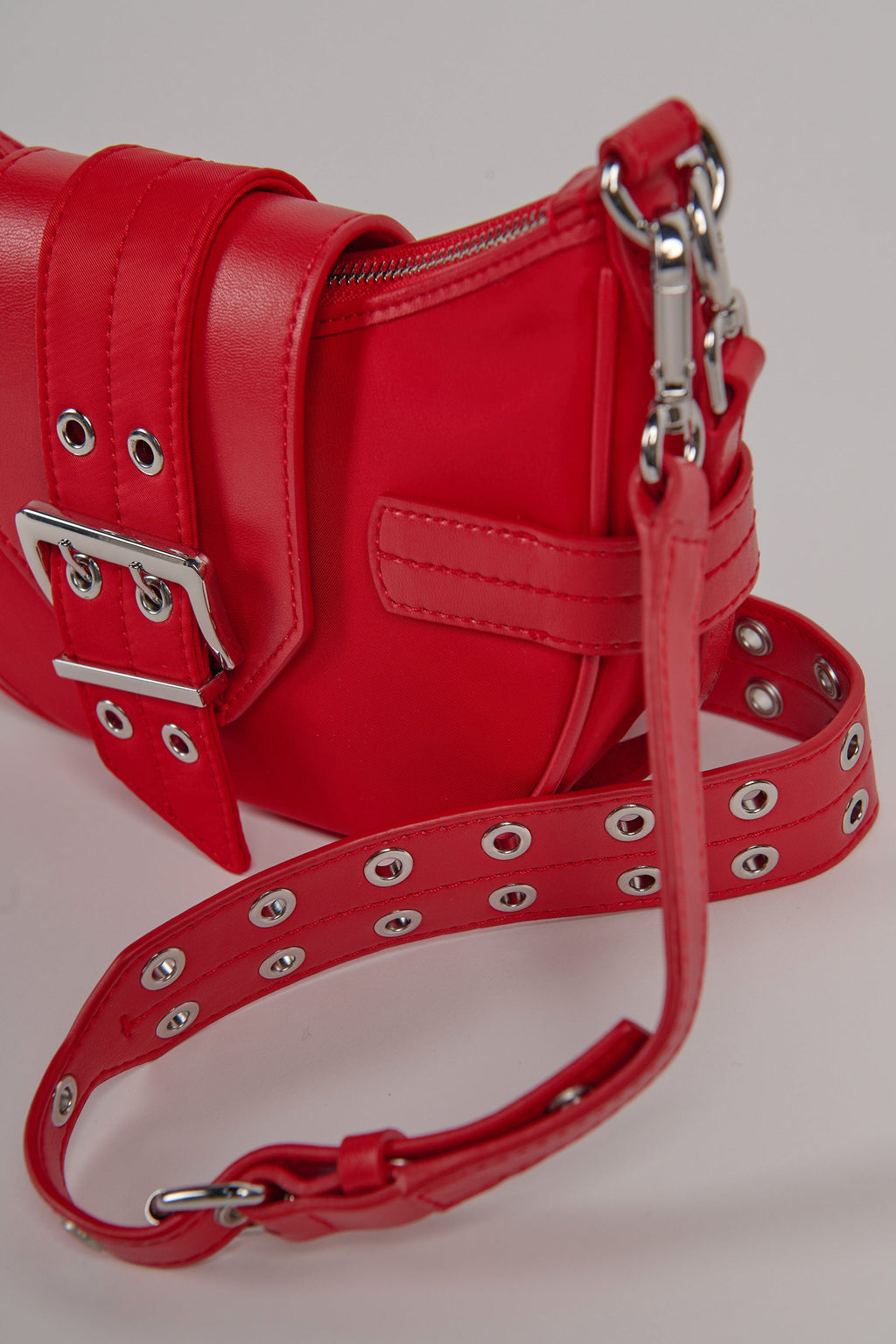 Ganni Small Bucky Crossbody Bag - Racing Red