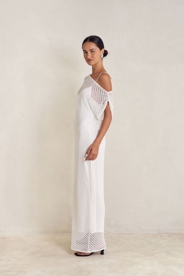 BAHHGOOSE Off Shoulder Dress Lace