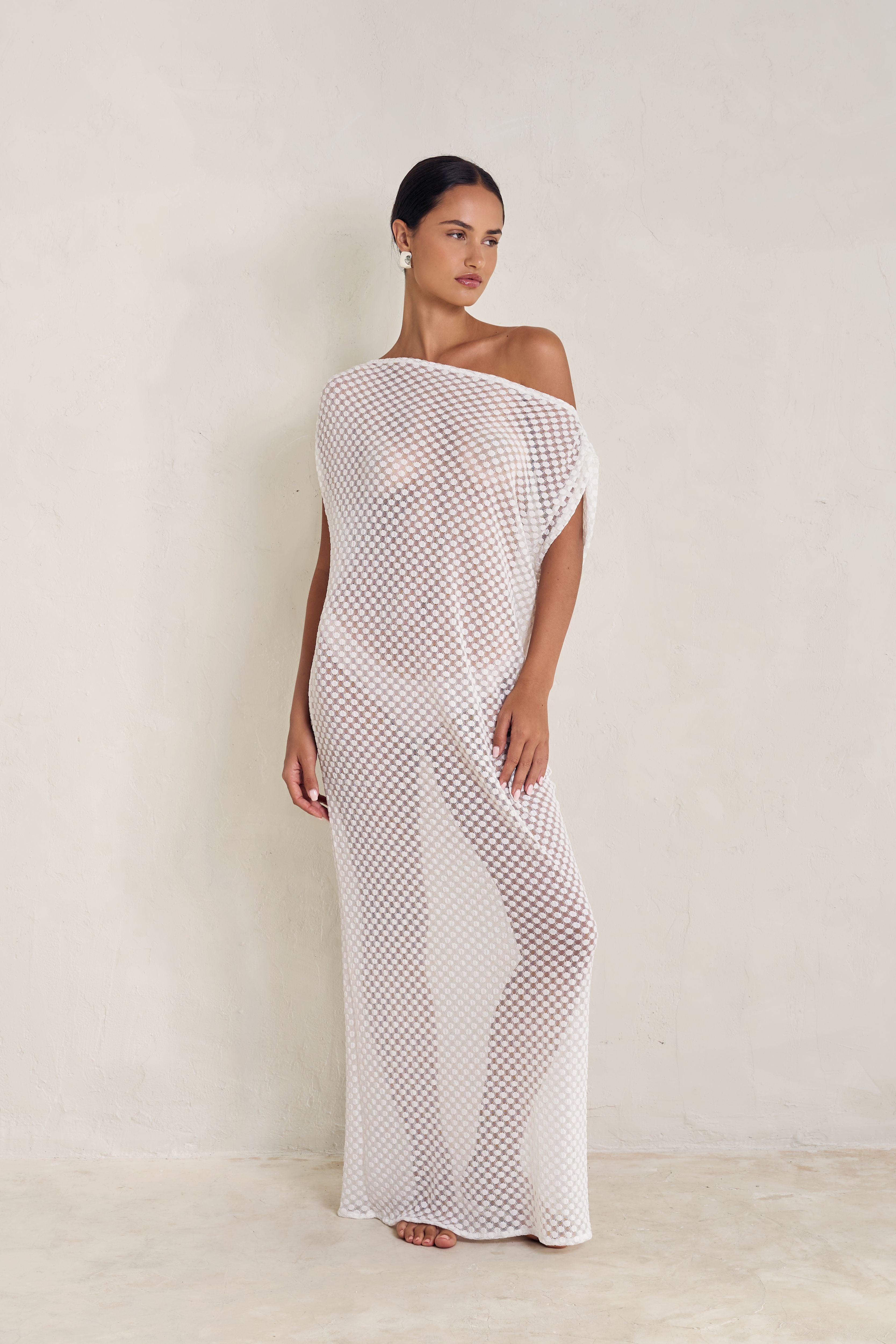 BAHHGOOSE Off Shoulder Dress Lace