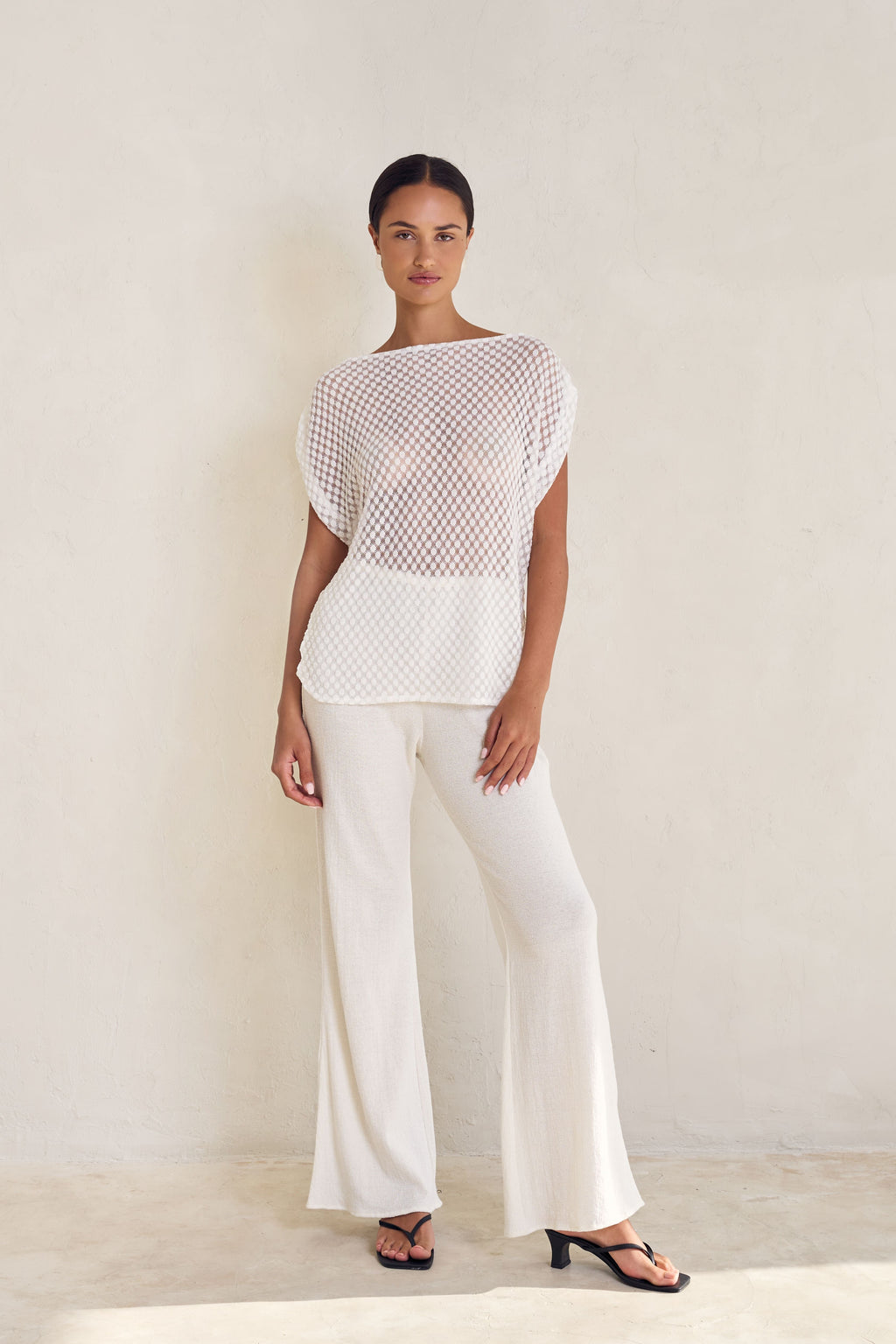 BAHHGOOSE Off Shoulder Lace Top