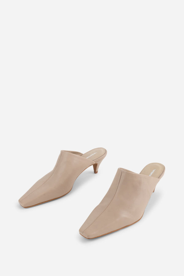 "INTENTIONALLY __________." Officially Heeled Mule