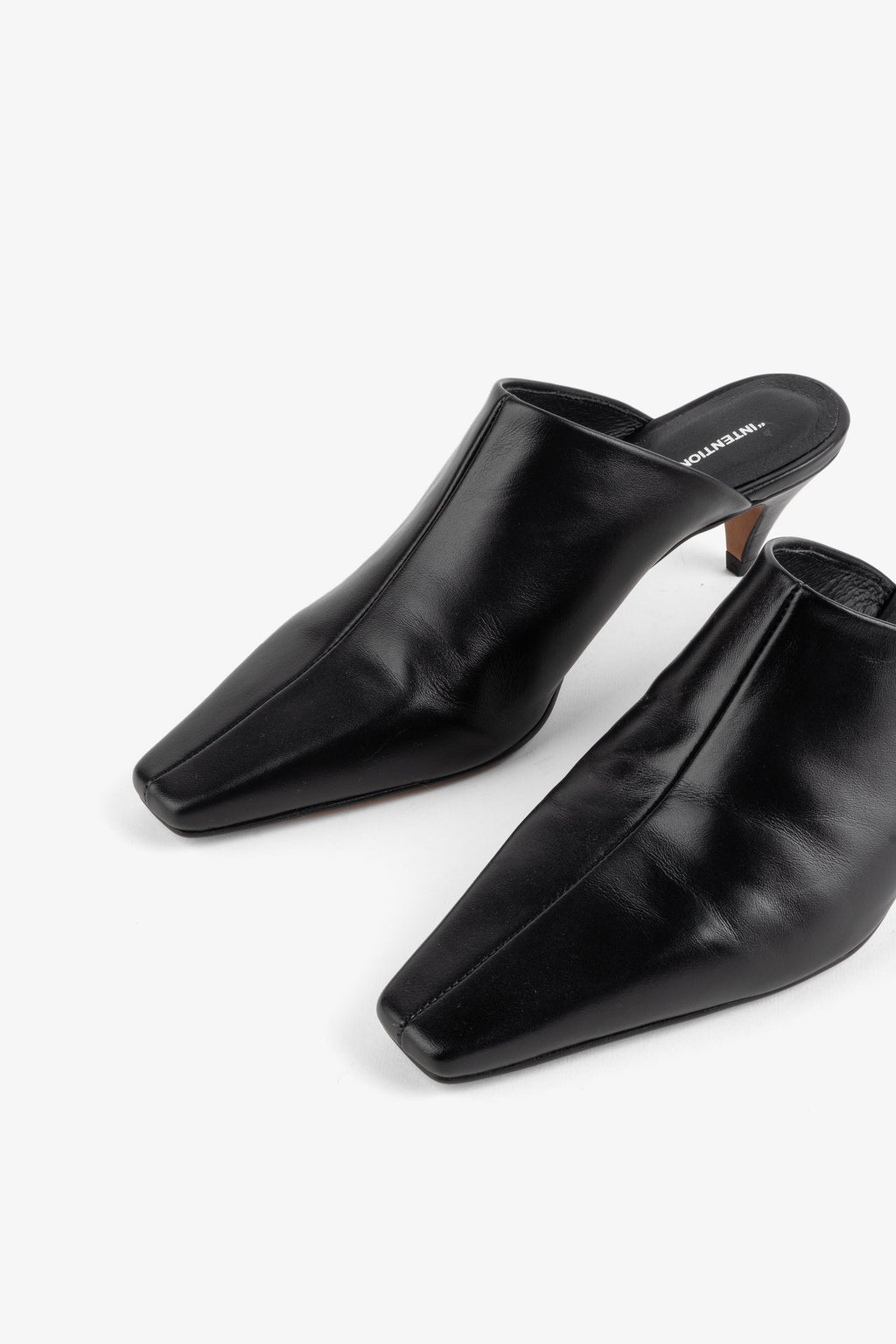 "INTENTIONALLY __________." Officially Heeled Mule