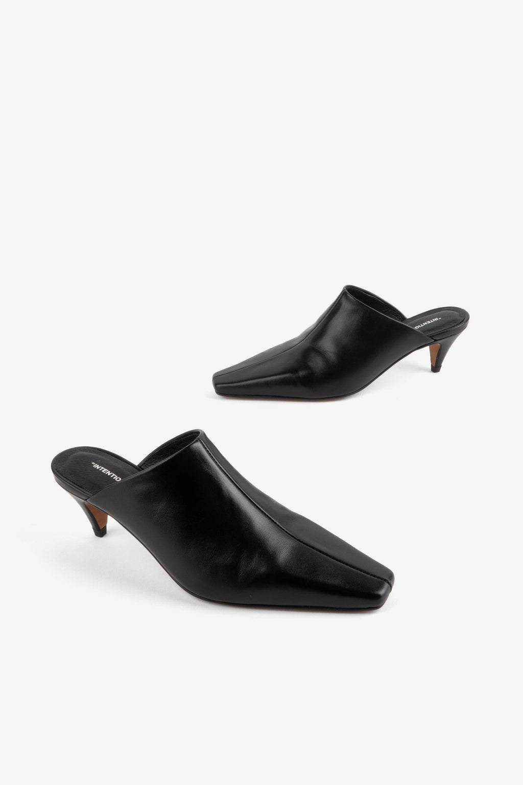"INTENTIONALLY __________." Officially Heeled Mule