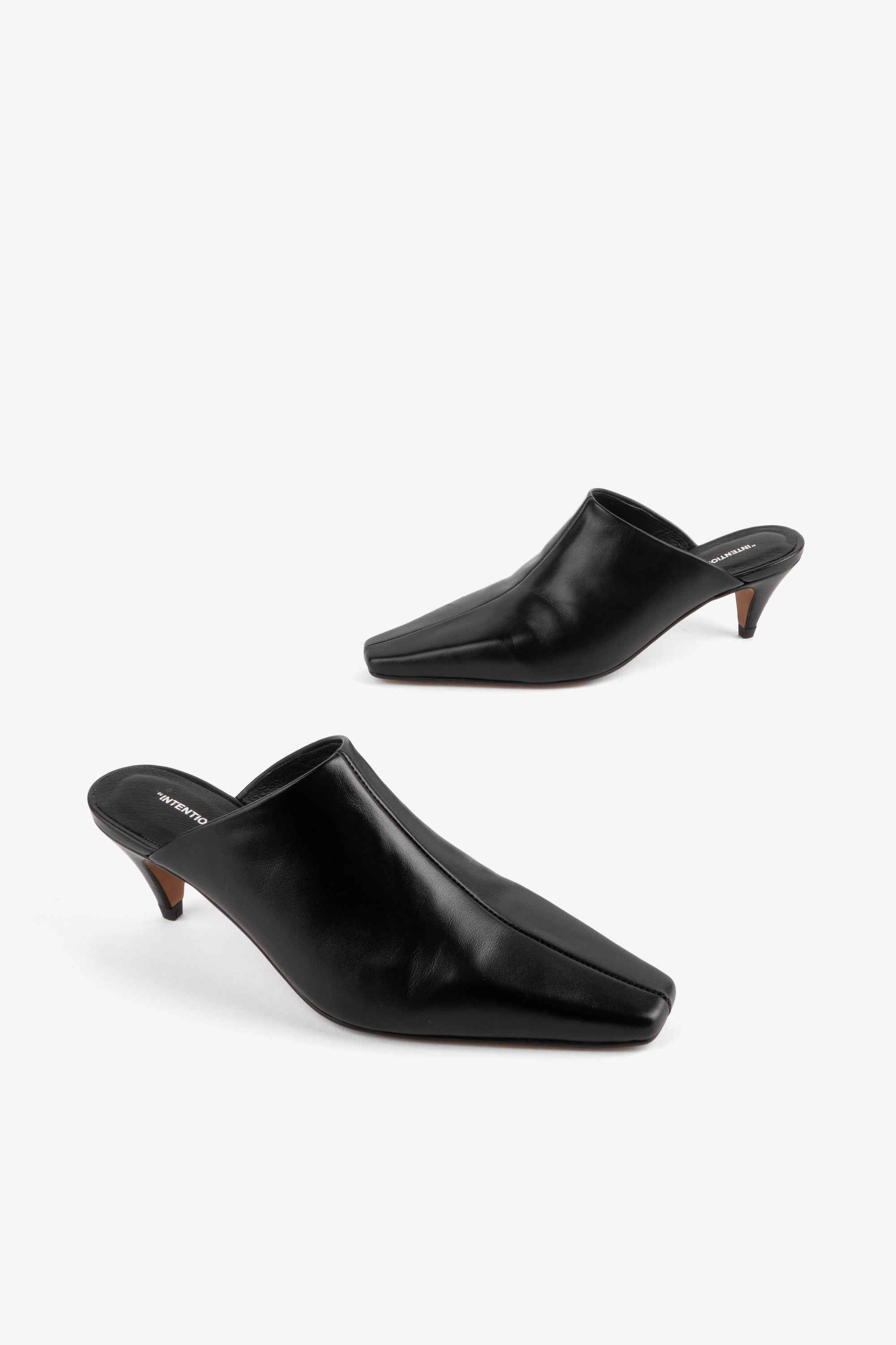 "INTENTIONALLY __________." Officially Heeled Mule