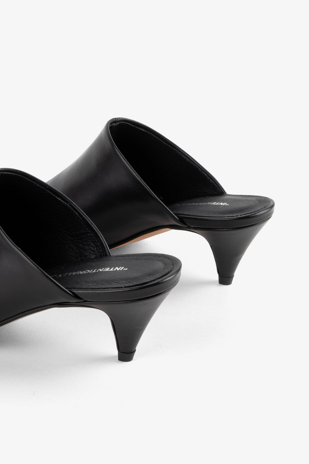 "INTENTIONALLY __________." Officially Heeled Mule