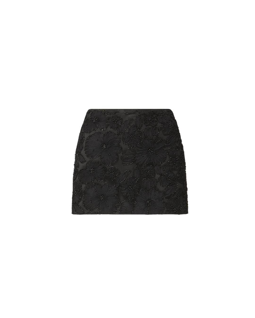 Veronica Beard Olenna Embellished Mini Skirt - Black