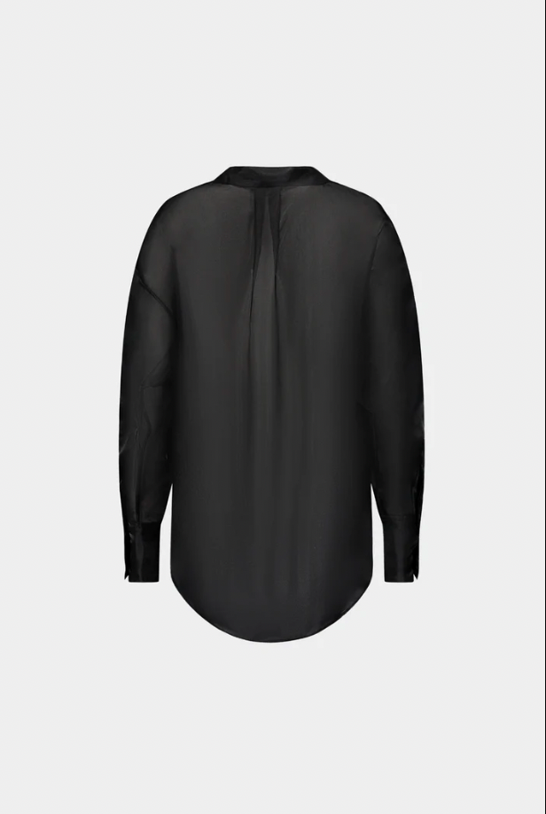 SAEMDI Oversized Organza Shirt