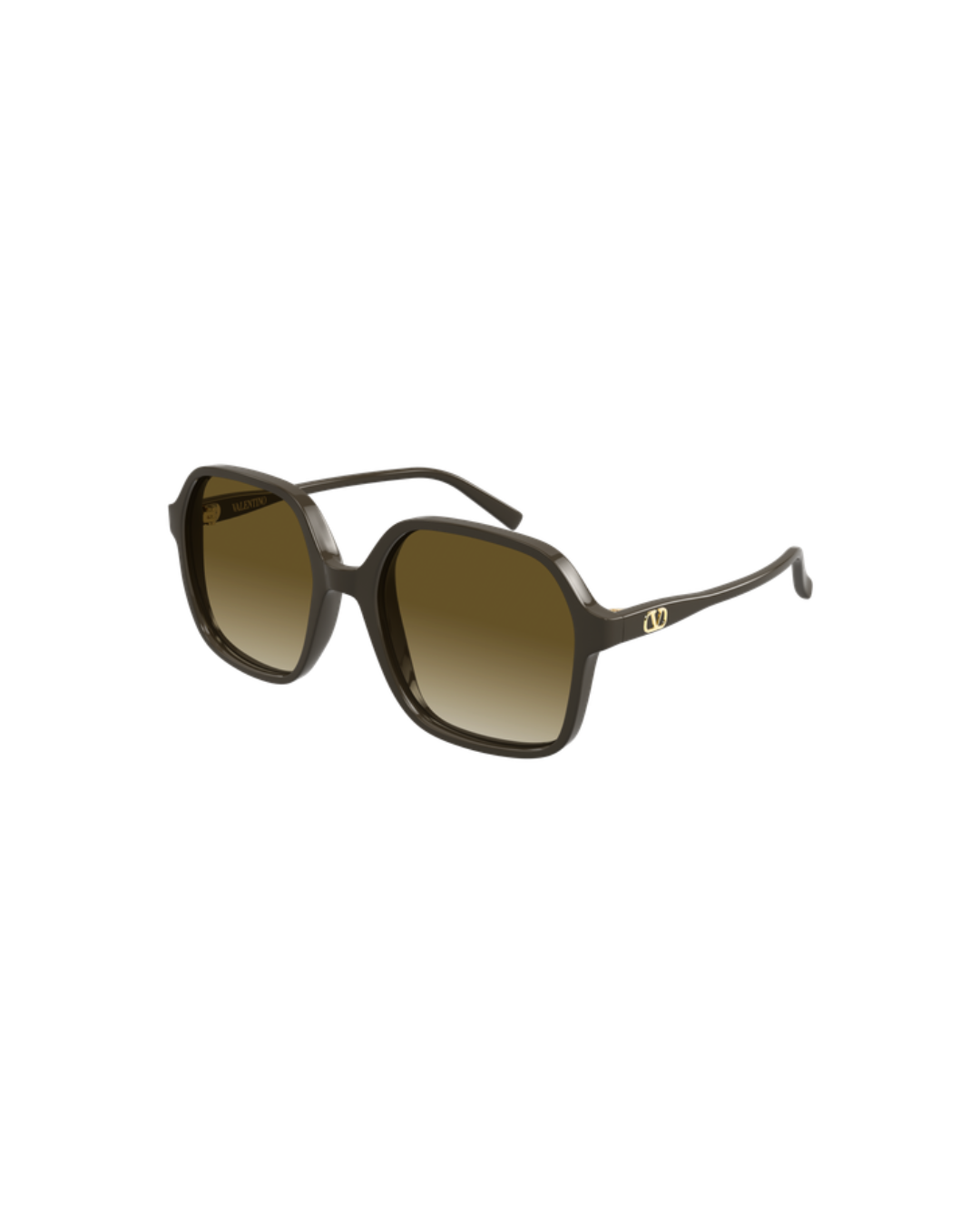 Valentino Oversized Square Sunglasses - Brown