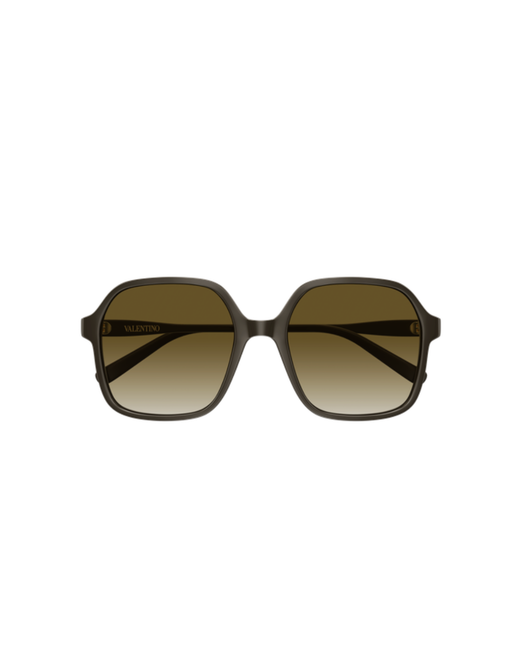 Valentino Oversized Square Sunglasses - Brown