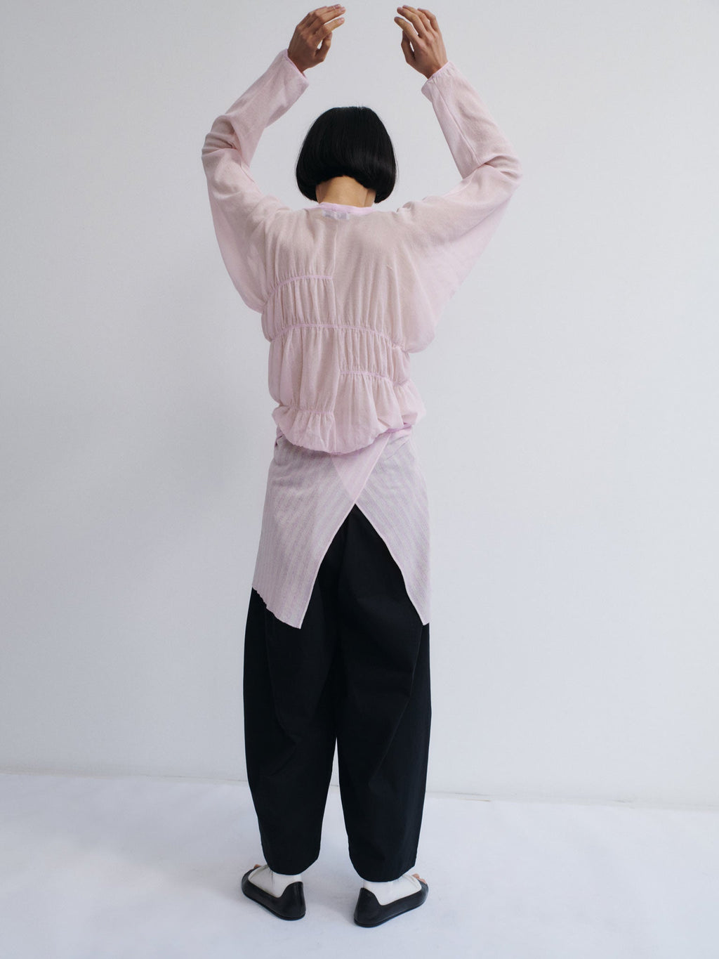Rus Oboro Cardigan - Pale Pink