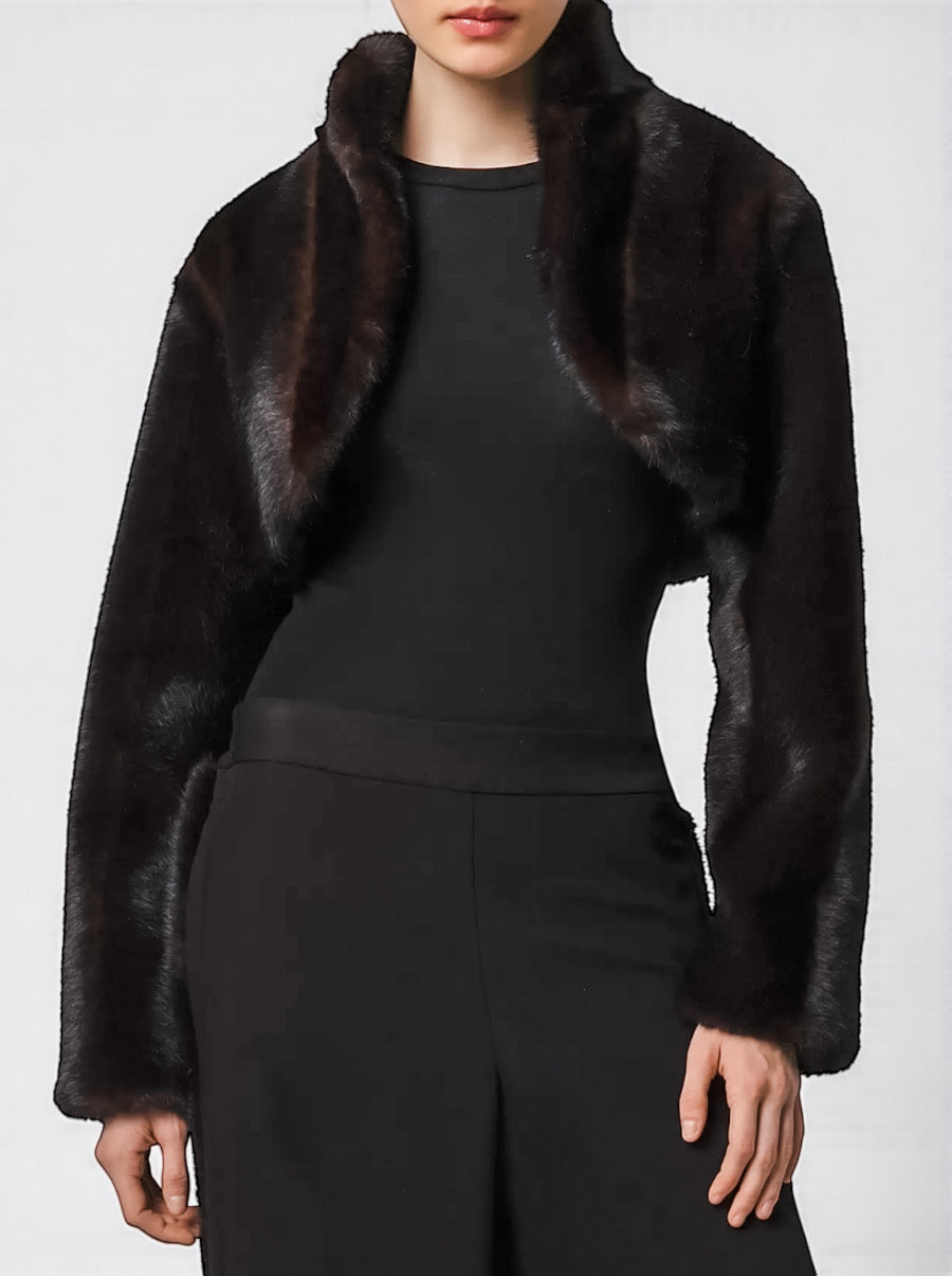APPARIS Odette Mink Bolero