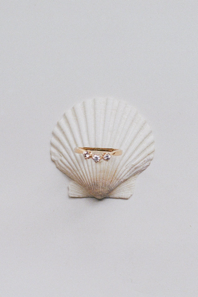 Odissea NY Triad Ring - Yellow Gold