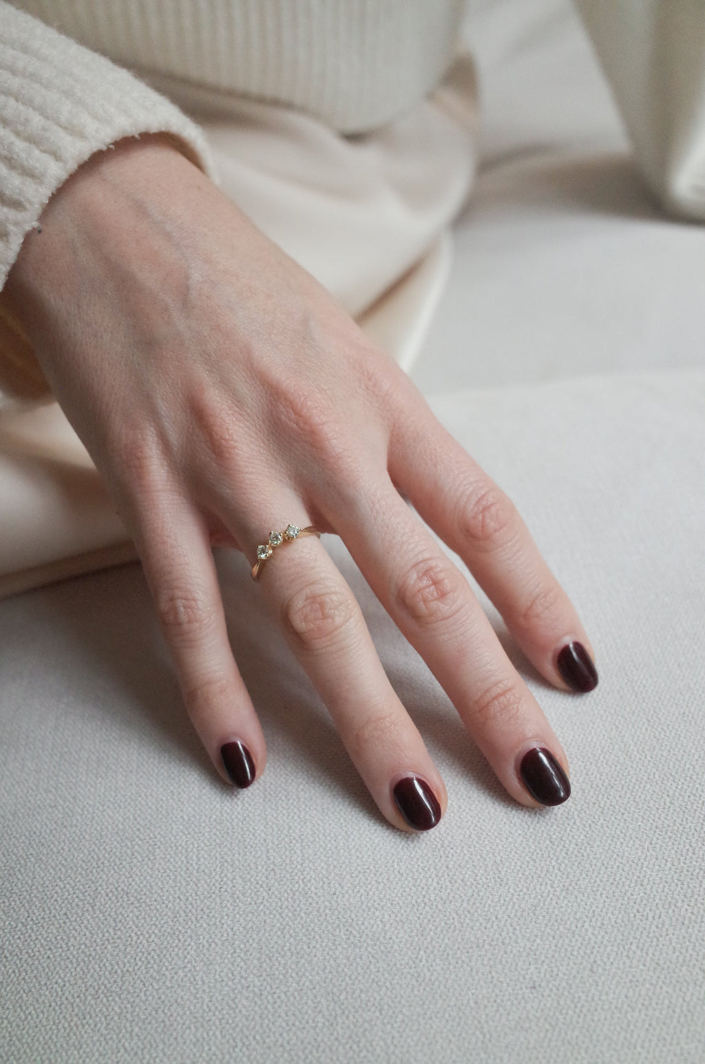 Odissea NY Triad Ring - Yellow Gold