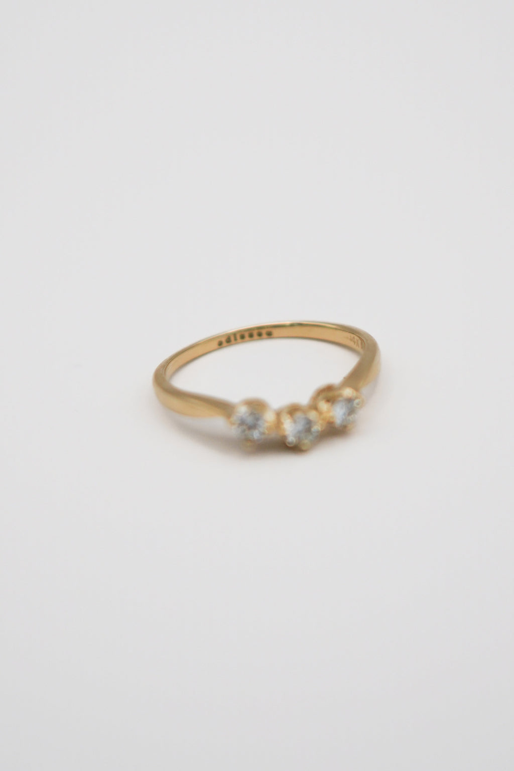 Odissea NY Triad Ring - Yellow Gold