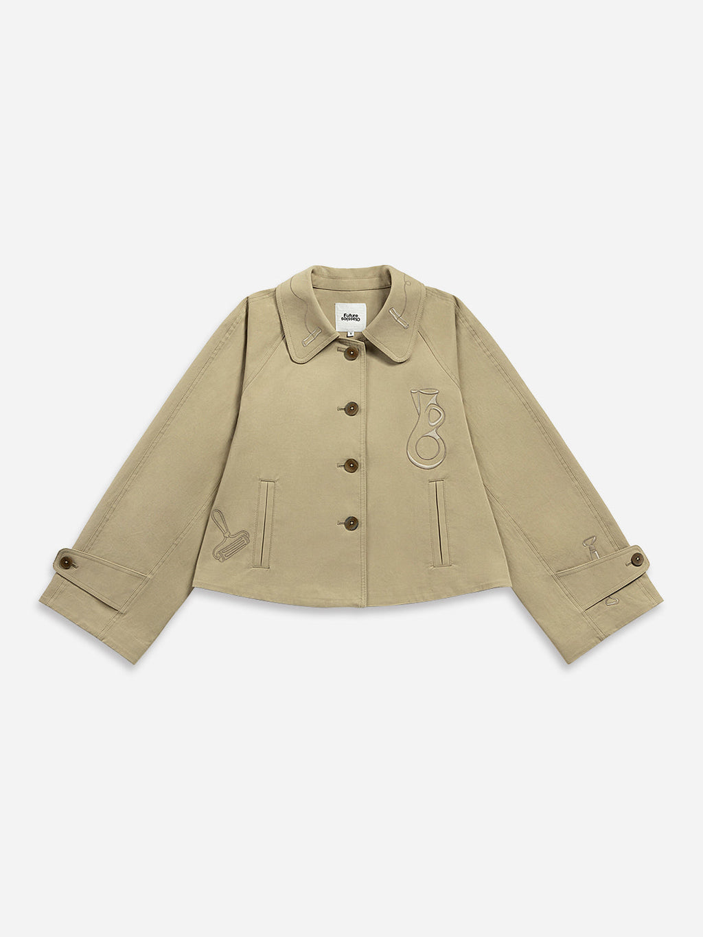 Future Classics Oeuvres Embroidery Jacket - Desert Sage