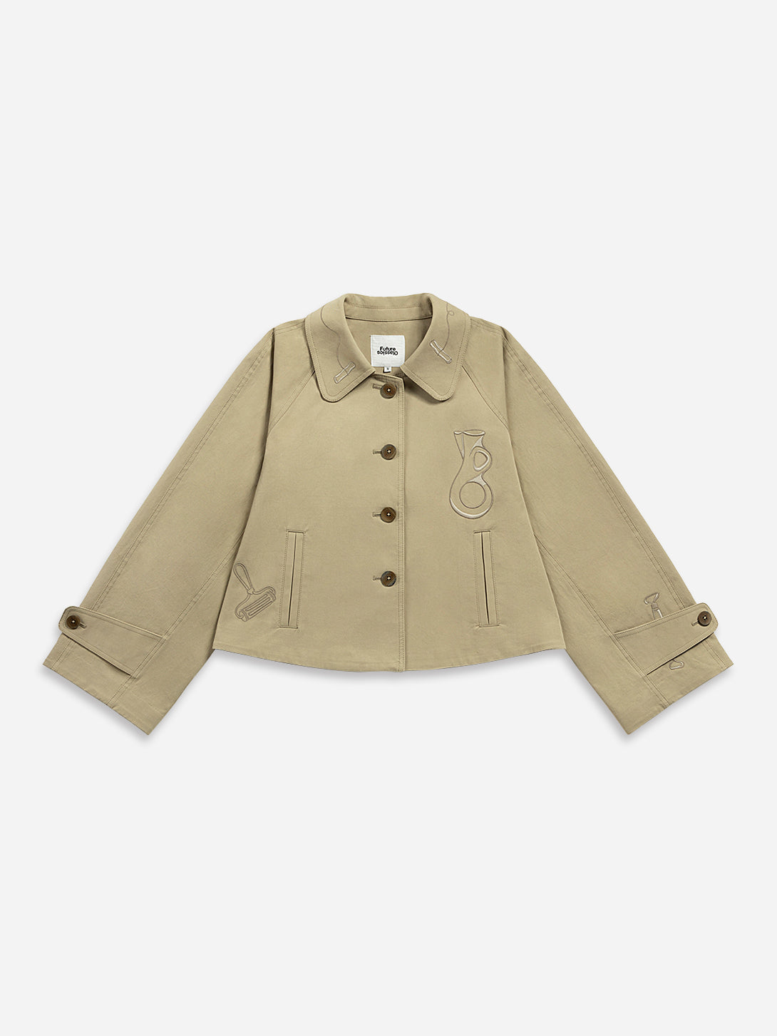 Future Classics Oeuvres Embroidery Jacket - Desert Sage
