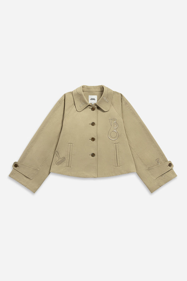 Future Classics Oeuvres Embroidery Jacket - Desert Sage