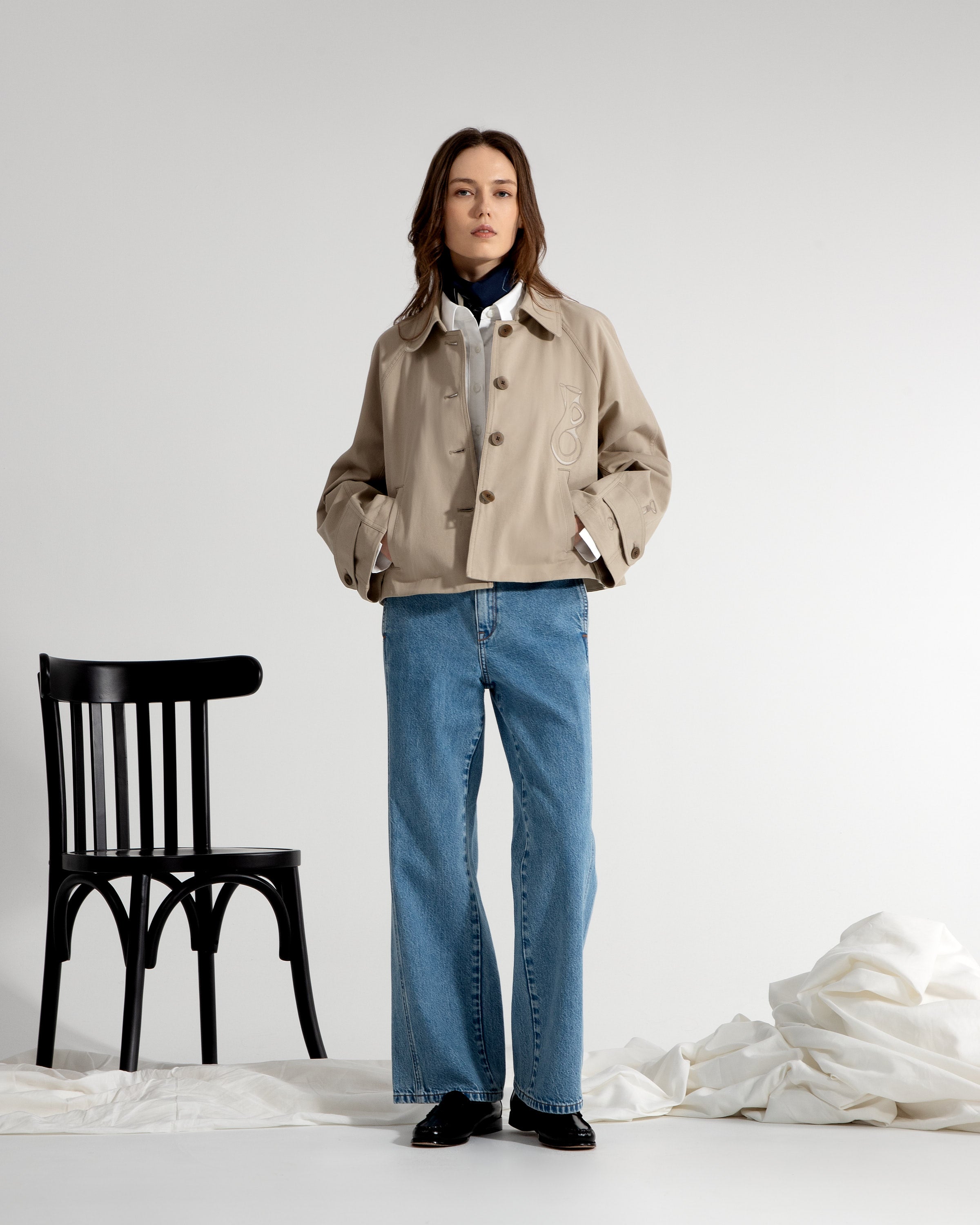 Future Classics Oeuvres Embroidery Jacket - Desert Sage